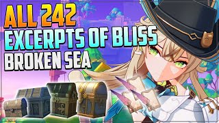 Guide to ALL Excerpts of Bliss amp Chests in Simulanka  Broken Sea  Genshin Impact 48 [upl. by Tirza]