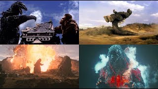 Top 10 Best Godzilla Movie Moments [upl. by Akinor218]