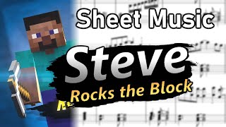 Minecraft Steve Halland  Dalarna Piano Cover Sheet Music  Midi [upl. by Neliac642]