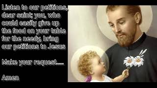 PRAYER TO ST CAJETAN  PATRON OF JOB SEEKERS [upl. by Akit]