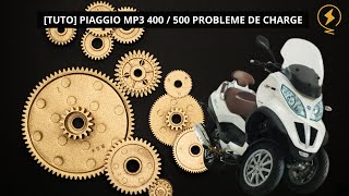 TUTO PIAGGIO MP3 400  500 PROBLEME DE CHARGE [upl. by Okihcim]