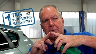 1 Tag in Jürgens Werkstatt  Teil 2  Kein TÜV für den Hyundai und Besuch von Jürgens Ausbilder [upl. by Nahtaneoj]