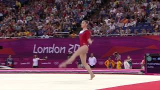 Aliya Mustafina 2012 Olympics QF FX [upl. by Iddo692]