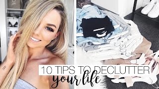 10 Tips To Declutter Your Life [upl. by Arbrab]