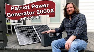 Unboxing the Patriot Power Generator 2000X 💪 [upl. by Etteluap]