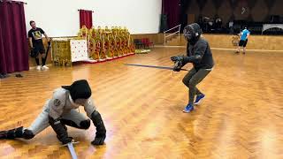 Longsword Sparring  Veigas vs Matteo [upl. by Heady]