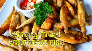 Crispy Fried Whitebait Silver FishSmelt [upl. by Ettenoj]