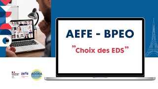 Conférence de lAEFE  BPEO  Choix des EDS [upl. by Zetrok]