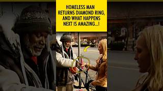 Homeless Man Returns Diamond Ring and What Happens Next Is Amazing shorts lifestory [upl. by Wincer320]