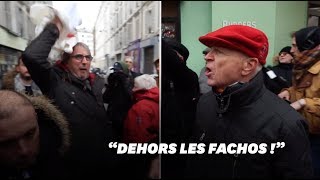 Des foulards rouges virent des gilets jaunes de leur marche républicaine pour les libertés [upl. by Gamali]