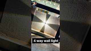 4 way wall light fitting  reels housewiring youtubeshorts ytshorts short walllights [upl. by Meekah]