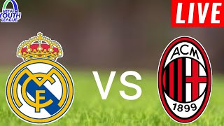 Real Madrid U19 vs AC Milan U19 Live Score l Uefa Youth League 202425 l Full Match [upl. by Notseh]