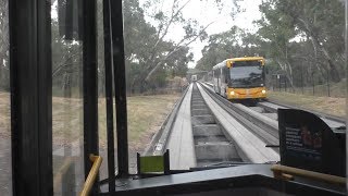 A complete ride on Adelaides OBahn Busway Tea Tree Plaza  City via OBahn Tunnel [upl. by Cello]