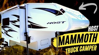 Ultimate Luxury Triple Slide Truck Camper  2023 Host Mammoth [upl. by Petrie]