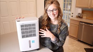 2500 Sq Ft Dehumidifier Review  Basement 34 Pint Dehumidifiers For Home Auto Drain Manual Drainage [upl. by Ventura]