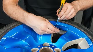 Amazing Car Wheel Restoration  Restoration Project [upl. by Jedthus]