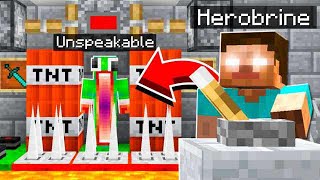 10 WAYS HEROBRINE CAN KILL YOU IN MINECRAFT [upl. by Curr434]