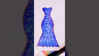 Blue 💙 princess dress coloring for kidsforkids kidsvideo kids coloring shortsvideo glitterart [upl. by Yspyg]