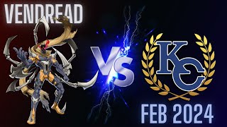 Vendread Vs KC Cup Feb 2024 YuGIOh Duel Links [upl. by Allenotna456]