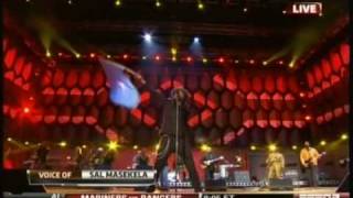 Knaan waves the Somali flag World Cup 2010 opening [upl. by Oalsecnew519]