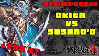 Rankeando la Pelea de Okita vs Susano´o  Record of Ragnarok  Shuumatsu No Valkyrie [upl. by Nnylidnarb]