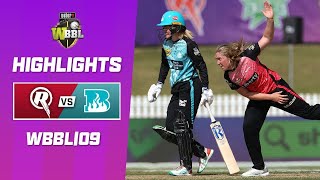 Melbourne Renegades v Brisbane Heat  WBBL09 [upl. by Nomsed]