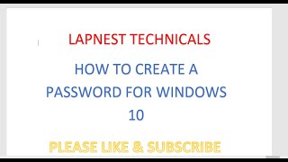 How to set windows 10 user password Change window User Name and passwordwindows 10 password [upl. by Osman6]