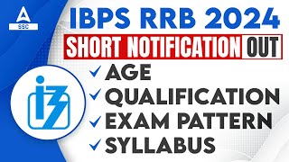 IBPS RRB 2024 Notification Out Age Qualification Exam Pattern Syllabus  By Vinay Sir [upl. by Ainoloppa]