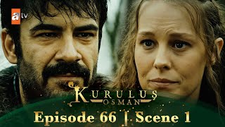 Kurulus Osman Urdu  Season 3 Episode 66 Scene 1  Turgut Sahab Mari ke liye aa ya [upl. by Blane]