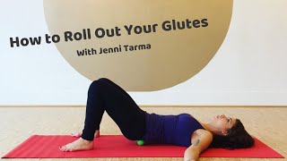 How to roll out your glutes with myofasical release balls [upl. by Reffotsirk]