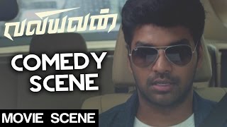 Valiyavan  Super Comedy Scene  Jai  Andrea  DImman  Saravanan [upl. by Vokay228]