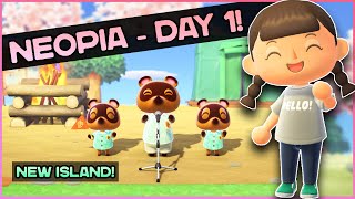 Starting a NEW ISLAND 🏝️ Neopia Ep 1  ACNH [upl. by Leahcimnaj]