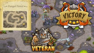 Fungal Forest  MYCONID BOSS  Veteran  3 Stars  Kingdom Rush Bonus Level [upl. by Reiner]