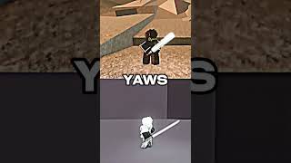 Exe vs Liken roblox saberwars starwars sabershowdown [upl. by Rdnaskela]