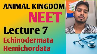 ANIMAL KINGDOM LECTURE 7 Echinodermata and Hemichordata Ncert 11 in easy way [upl. by Chaim753]