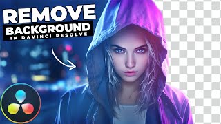 REMOVE The BACKGROUND From VIDEO In Davinci Resolve Studio [upl. by Faustena128]