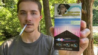 Smoking a Marlboro Blossom Fusion Flavored Cigarette  Review [upl. by Austen910]