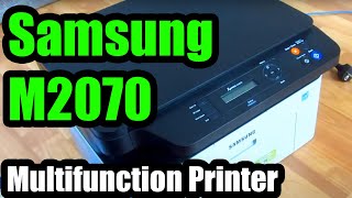 Samsung M2070 Multifunction Laser printer Unboxing Quick Review [upl. by Adnolrehs]