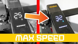 32Kmh  How to unlock the Segway Ninebot G65 Max 2 speed [upl. by Ahsemo]