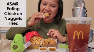 McDonalds Chicken McNuggets Fries Soft chewing amp eating ASMR [upl. by Nigen207]