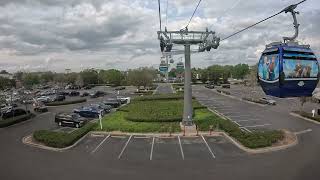 Disney World Skyliner from Riviera Resort to EPCOT disney wdw disneyparks disneyworld epcot [upl. by Eicaj]