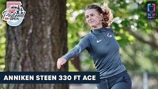 330 FT ACE from Anniken Steen  2024 Portland Open  1 Shot Energy’s One Shot Challenge [upl. by Nwahsauq206]