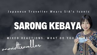 Japanese Traveller Wears SIA’s Iconic Sarong Kebaya on Flight Mixed Reactions [upl. by Ykcin]