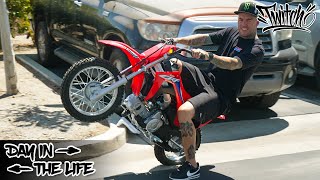 Day In The Life  NEW 2022 CRF 110 Giveaway EP64 [upl. by Fanya]