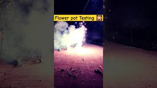 Flower Pot testing flowerpot crackerstesting patakhe shorts diwali [upl. by Notyap301]