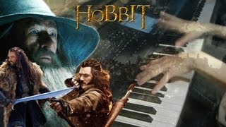 The Hobbit The Desolation of Smaug  Lands of Shadows  Epic Piano Solo [upl. by Fen]