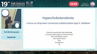 Hypercholesterolemia Focus on PCSK9 Inhibitors  Prof Mick Kumwenda [upl. by Galatia86]