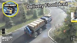 Snowrunner Delivery Flood Area snowrunner gameplay snowrunner new dlc carwow [upl. by Burbank253]