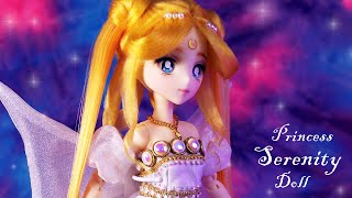 I finally made a Sailor Moon doll Princess Serenity BJD plus Channel Update [upl. by Kermie317]