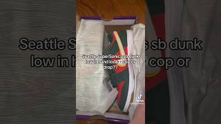 Early Look👀SEATTLE SUPERSONICS SB DUNK LOW DROPS HOLIDAY 2024🔥🔜 sneakers unboxing [upl. by Nylitak]